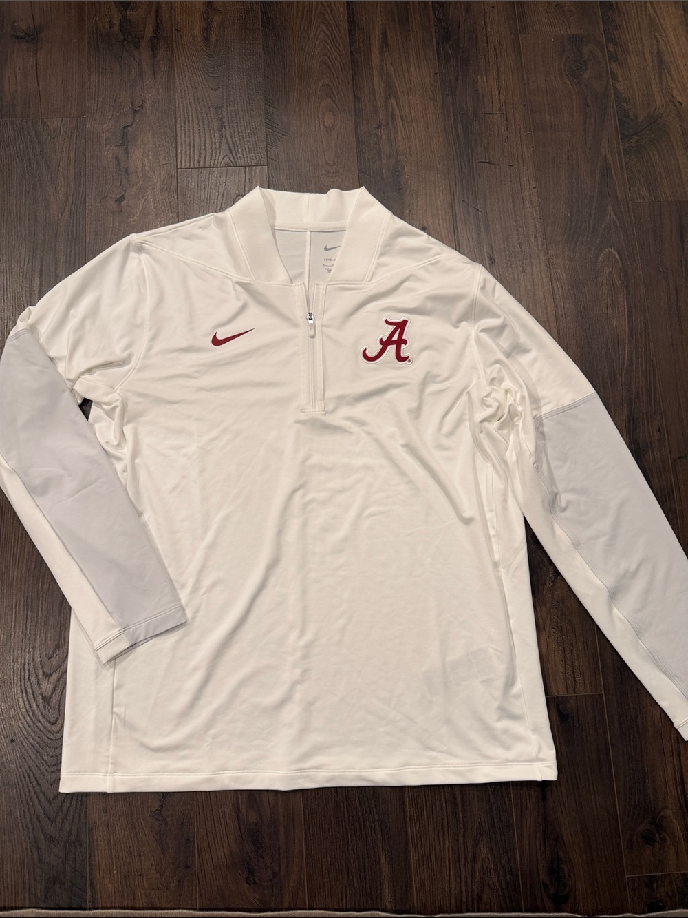 Alabama Nike 1/4 Zip long sleeve Pullover w
